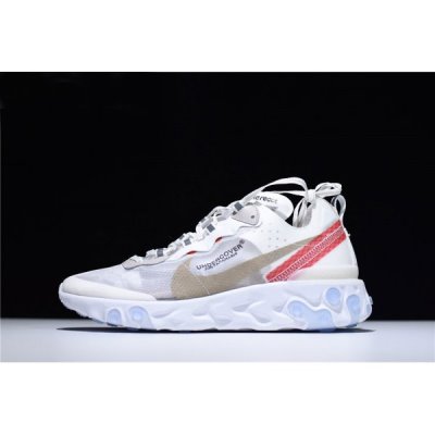 Nike React Element 87 Beyaz / Krema / Kırmızı Koşu Ayakkabısı Türkiye - GEM8ZRJL